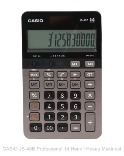 Casio JS-40B Profesyonel 14 Hane Masa Üstü Hesap Makinesi - CASIO