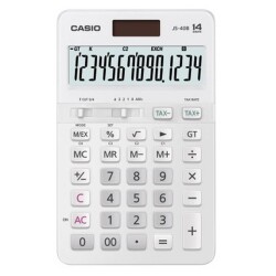 Casio JS-40B-WE Beyaz Profesyonel 14 Hane Masa Üstü Hesap Makinesi - 1
