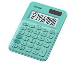 Casio MS-7UC-GN 10 Hane Yeşil Masa Üstü Hesap Makinesi - 1