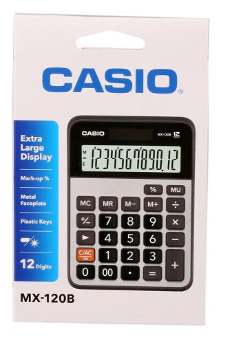Casio MX-120B 12 Hane Masa Üstü Hesap Makinesi - 2