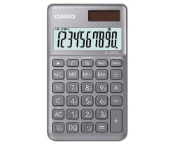Casio SL-1000SC-GY Cep Tipi 10 Hane Gri Hesap Makinesi - 1