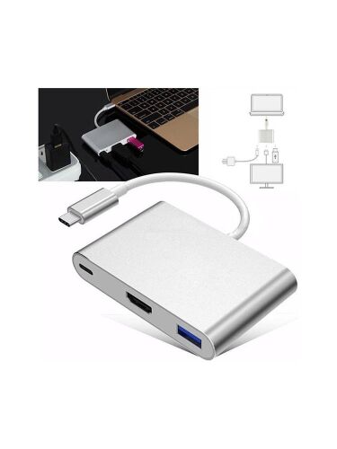 Codegen CDG-CNV39 USB 3.1 Type-C - USB 3.0+ HDMI+ USB 3.1 Type-C Çoklayıcı Adaptör - CODEGEN