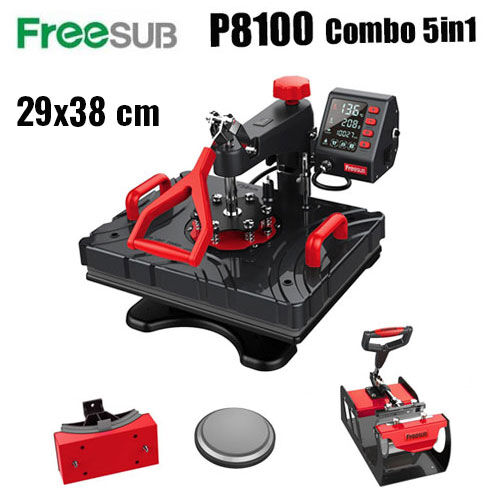 Combo 5in1 Transfer Baskı Presi 29X38 cm - OFİSOMİ-S