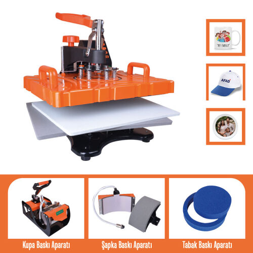 Combo Matara ve Termos Transfer Baskı Makine Seti - OFİSOMİ-T (1)