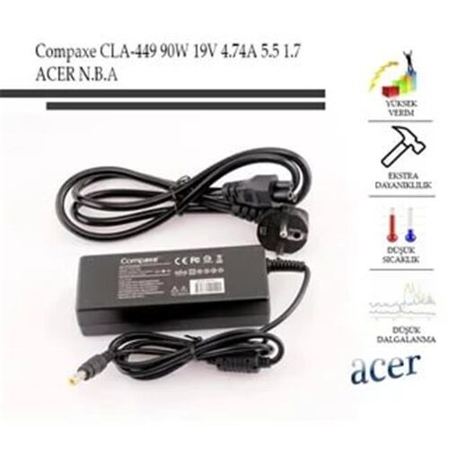 Compaxe Clc-902 19.5v 10a 7.4-5.0 Pinsiz Casper Notebook Adaptörü - COMPAXE