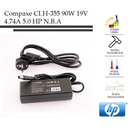 Compaxe CLH-355 90W 19V 4.74A 7.4-5.0 HP Compaqe Notebook Adaptörü - COMPAXE