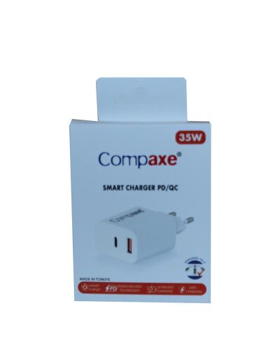 Compaxe CTA-350UT 35W 5V 3A PD-QC+ Type-C Usb Şarj Kablosu - COMPAXE