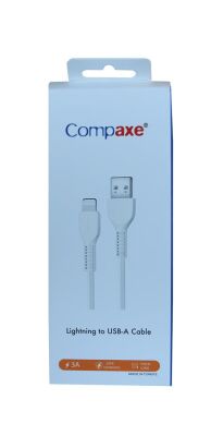 Compaxe CTK-BLU Usb 3.0 1mt 3A Lightning Şarj Kablosu - 1