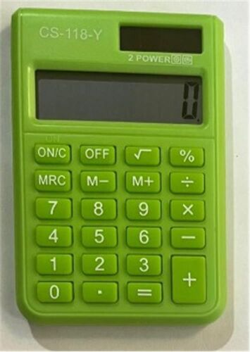 CSL CS-118-Y Yeşil 8 Hane Cep Tipi Hesap Makinesi - CSL
