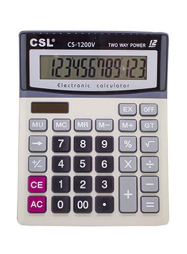 CSL CS-1200V 12 Hane Masa Tipi Hesap Makinesi - 1