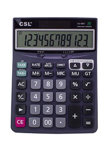 CSL CS-130T 12 Hane Masa Tipi İşlem Kontrollü Hesap Makinesi - CSL