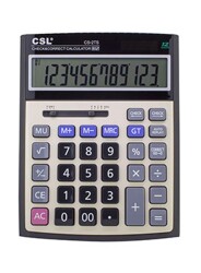 CSL CS-2TS 12 Hane Masa Tipi İşlem Kontrollü Hesap Makinesi - 1