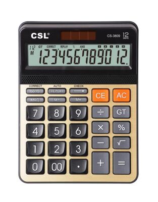 CSL CS-3809 12 Hane Masa Tipi Hesap Makinesi - 1