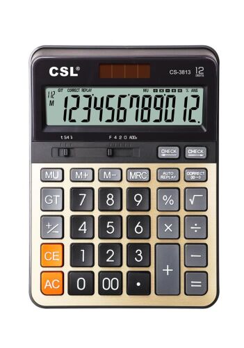 CSL CS-3813 12 Hane Masa Tipi Hesap Makinesi - 1