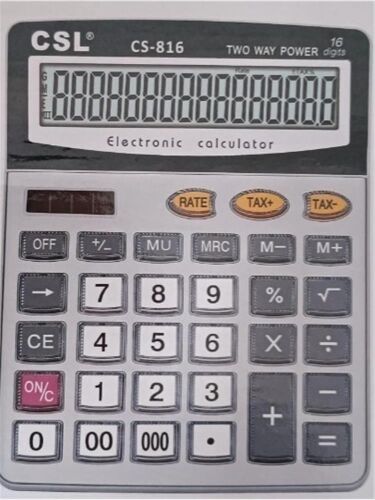 CSL CS-816 16 Hane Masa Tipi Hesap Makinesi - 1