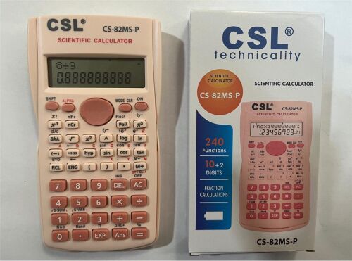 CSL CS-82MS-P Pembe Fonksiyonel Hesap Makinesi - CSL