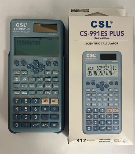 CSL CS-991ES PLUS-BLUE Mavi Fonksiyonel Hesap Makinesi - CSL
