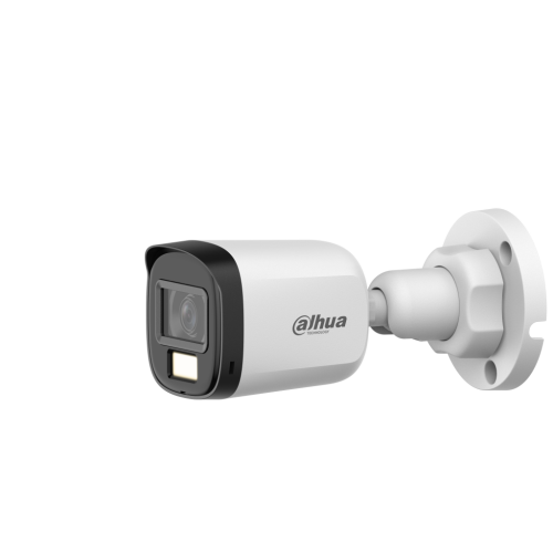 DAHUA HAC-B1A21P-U-IL-0360B, 2Mpix, 3.6mm Lens, 30 Mt Gece Görüşü, Smart Dual Light, Bullet Kamera - 1