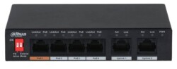 Dahua PFS3006-4ET-60 6 Port 10-100 (4 Poe + 2fe Uplınk Toplam 60W Poe) - 1
