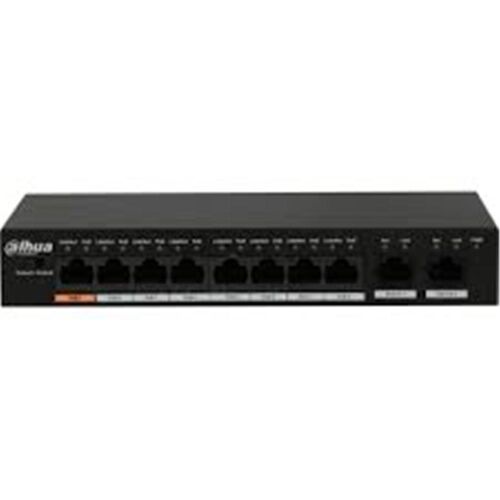 Dahua PFS3010-8ET-65 8 Port Poe 65W 2FE Uplink Switch - DAHUA