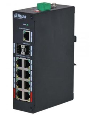 Dahua PFS3211-8GT-120 8 Port 10-100-1000 Mbps Poe Gigabit Switch - 1
