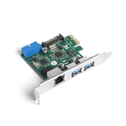 Dark 2x USB3.0 + Gigabit LAN PCIE X1 Ağ Kartı - 1