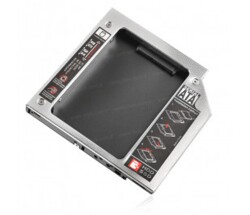 Dark DK-AC-DSOSD12 StoreX X.Tray Notebook Optik Sürücü SATA Disk Yuvası Dönüştürücü (12.7mm) - 1