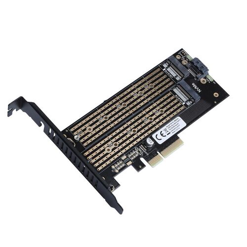 Dark DK-AC-PEM2X2 SATA + NVMe M.2 SSD PCI-E Kartı - 1