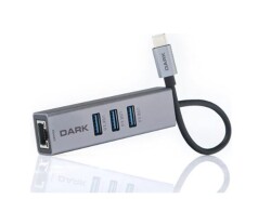Dark USB31X41A Connect Master X5 USB3.1 Type-C to 4 Port USB-A 3.0 & 1X Type-C Charge - 1