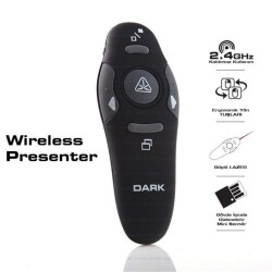 Dark DK-AC-WP03, USB, Kablosuz Presenter RF,Sunum - 1