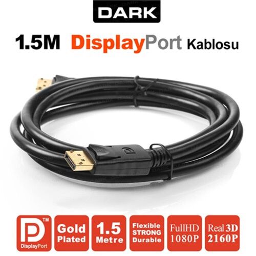 Dark DK-CB-DPL150 Display Erkek To Display Erkek 1,5MT - 1