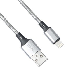 Dark DK-CB-LT100BR Lightning Örgülü 'Quick Charge' Destekli Şarj ve Data Kablosu (1 Metre) - 1