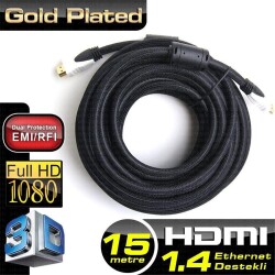 Dark DK HD CV14L150A90 1,5mt Hdmi 4k - 3d Destekli Altın Uçlu Kablo - 1