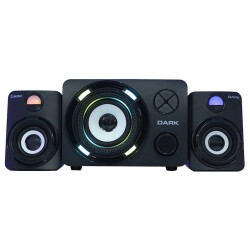 Dark SP-214 Total 11W RMS 7 Farklı Renk Titreşimli LED 2+1 Multimedia Speaker - 1