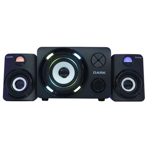 Dark SP-214 Total 11W RMS 7 Farklı Renk Titreşimli LED 2+1 Multimedia Speaker - 1