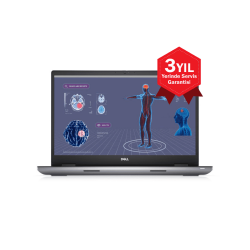 DELL Precision M7780, XCTOP7780EMEA-VP-2, i9-13950HX, 17" FHD, 32Gb DDR5 Ram, 512Gb SSD, 16Gb NVidia RTX A5000 Ekran Kartı, Windows11 Pro, Notebook İş İstasyonu - 1