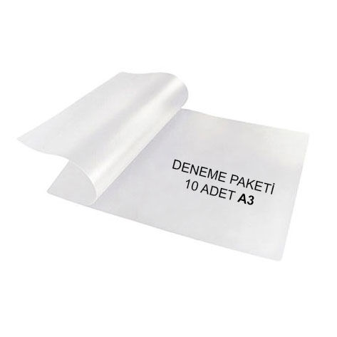 Deneme Paketi A3 DTF Pet Film - 10 adet - 2
