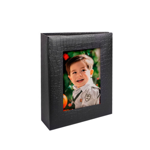 Deri 100'lük 10x15cm. Pencereli Fotoğraf Albümü - 11