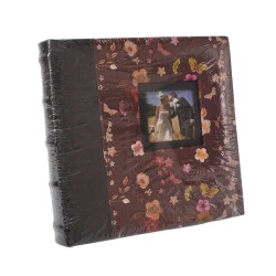 Deri 200'lük 10x15cm. Pencereli Memory Fotoğraf Albümü - 9