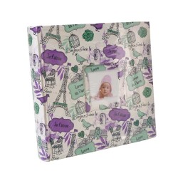 Deri 200'lük 10x15cm. Pencereli Memory Fotoğraf Albümü - 12