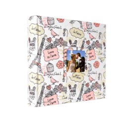 Deri 200'lük 10x15cm. Pencereli Memory Fotoğraf Albümü - 6