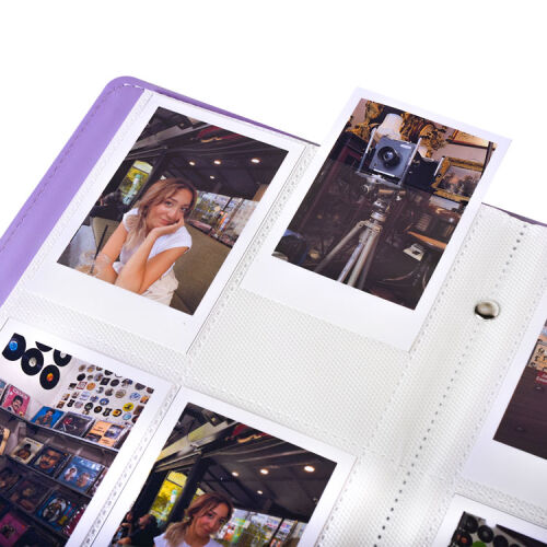 Deri Instax Polakart Fotoğraf Albümü - 192 Kapasite - 3