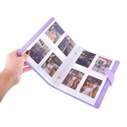 Deri Instax Polakart Fotoğraf Albümü - 192 Kapasite - 5