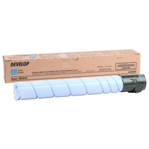 Develop TN-321C Cyan Mavi Orjinal Fotokopi Toneri Ineo +224-284-364 25.000 Sayfa - 1