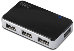Digitus DA-70220 4 PORT 2.0 SİYAH USB ÇOKLAYICI - 1