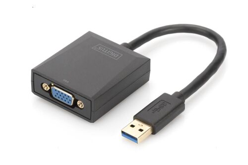 Digitus DA-70840 USB 3.0 - VGA Grafik AdaptörüGiriş: 1 x USB 3.0 USB-A 1 x VGA (HD15) - 1