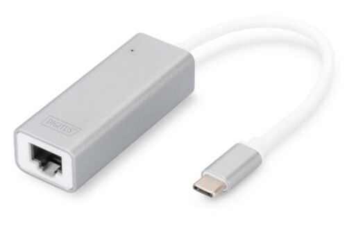 Digitus DN-3024 USB TYPE C Gigabit Ethernet Adaptörü, 1x10-100-1000 port,1xUSB Tip C erkek port - 1