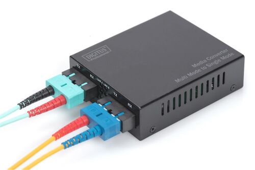 Digitus DN-82124 Gigabit Multimode-Singlemode SC-SC, Dalgaboyu 850nm, 1310nm, maksimum mesafe 20km - 1