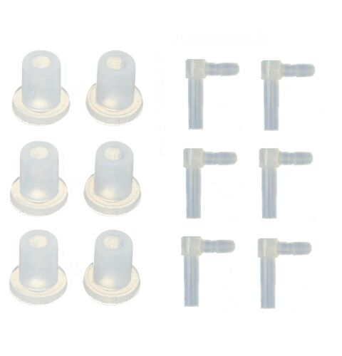 Dirsek (6 Adet) ve Silikon Yüzük (6 adet) - OFİSOMİ