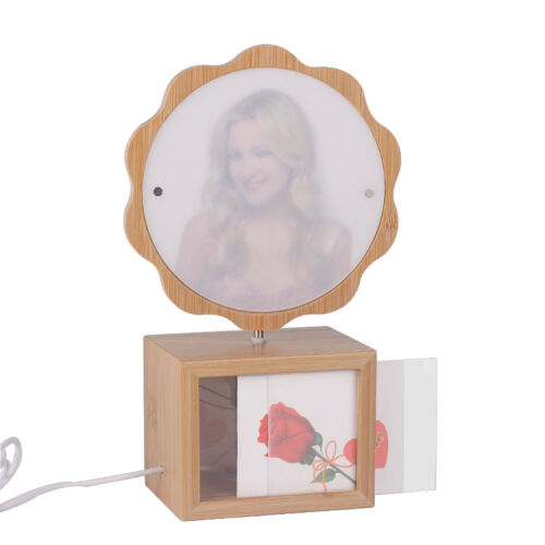 Dönen Ahşap Led'li Papatya Çerçeve - OFİSOMİ-T